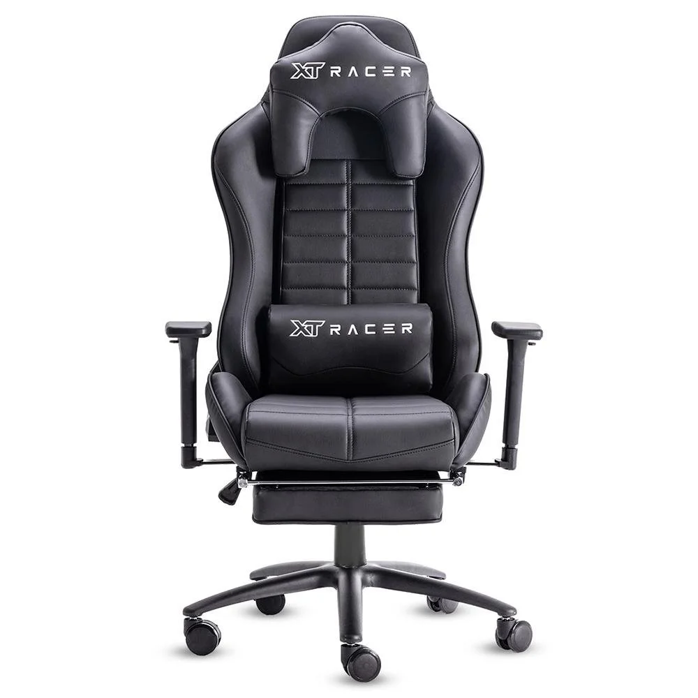 Cadeira Gaming XT Racer Platinum Série W, até 120 kg, com almofadas.